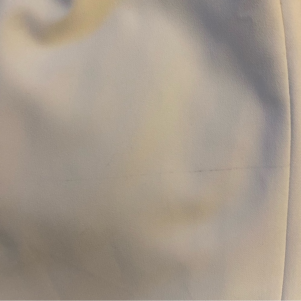 Zara Cream Sheath Dress Size L Elegant Minimalist Cocktail Evening - Picture 5 of 7